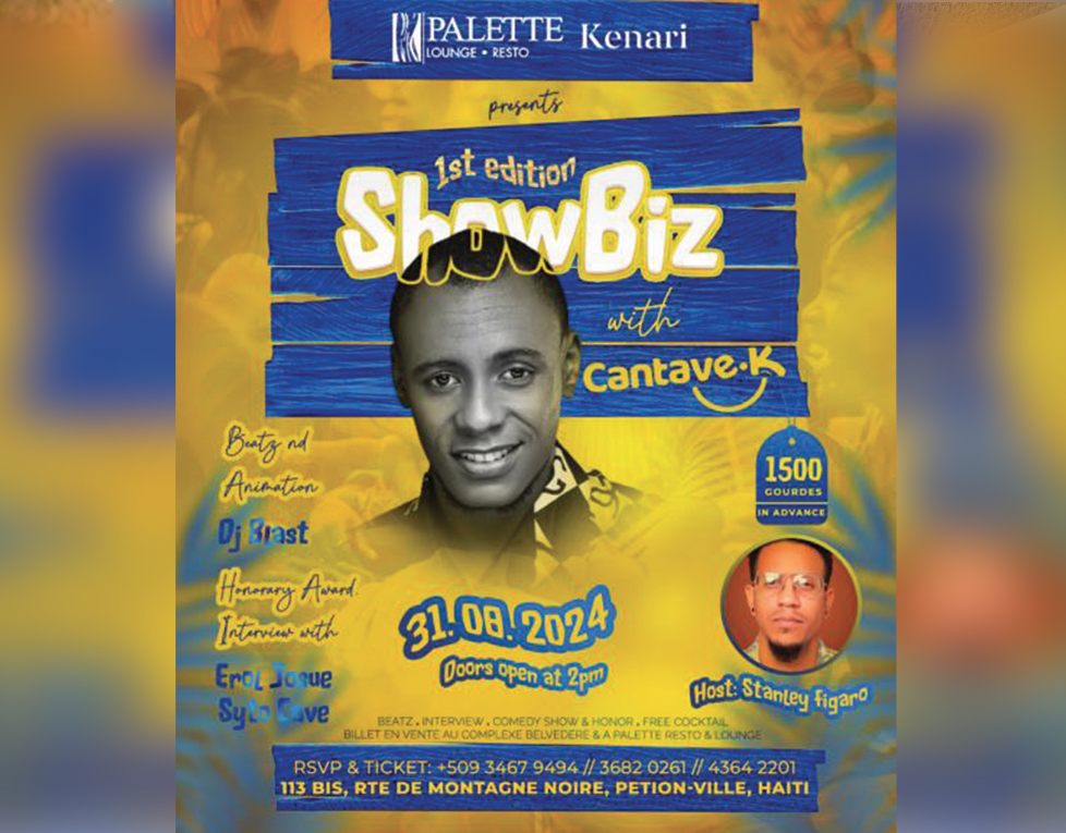Première  édition du  showbiz avec  CANTAVE K à Paletta Kenari